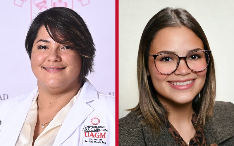 Estudiantes Yaisel Aguilar y Bianca Arvelo