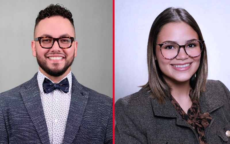 Ezequiel y a Bianca estudiantes de medicina dental