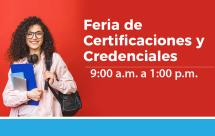 Feria de certificaciones y credenciales