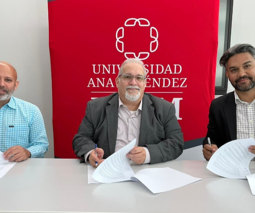 Firma de acuerdo tres personas firmantes