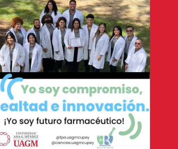 grupo de estudiantes de farmacia