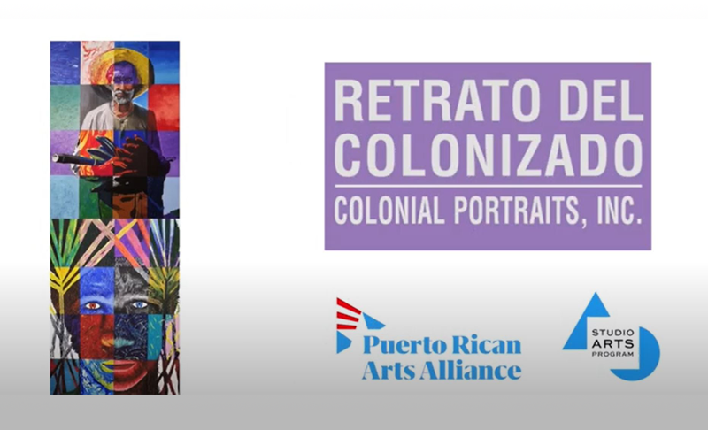 arte de la apertura de la exhibición Colonial Portraits Inc.