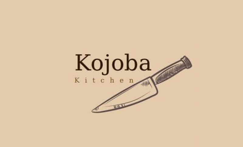 logo de Kojoba con cuchillo