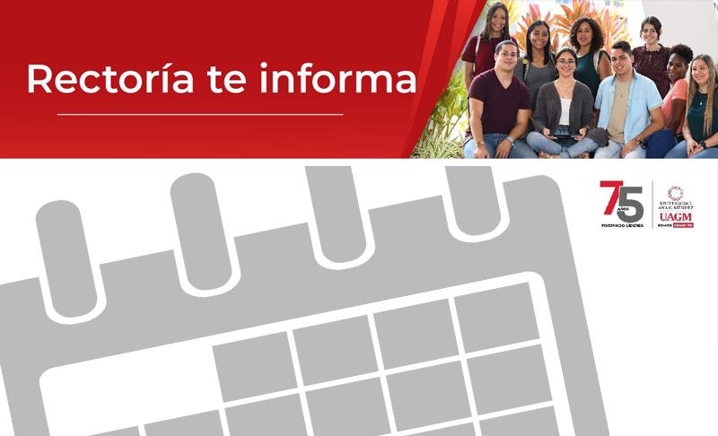 grupo de estudiantes calendario