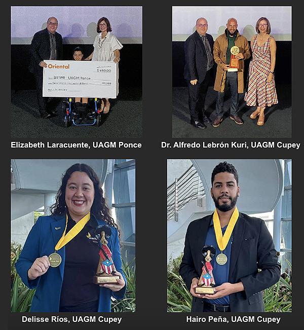 Estudiantes junto a profesor