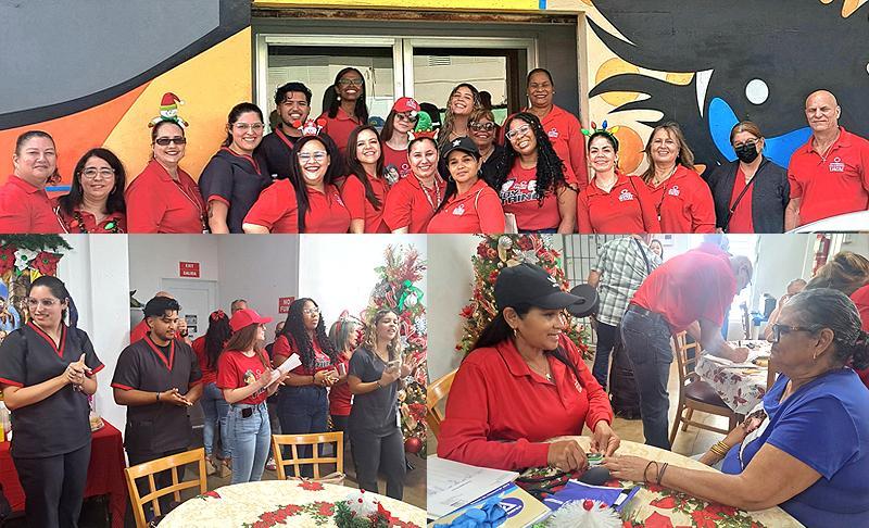 Collage de fotos de participantes