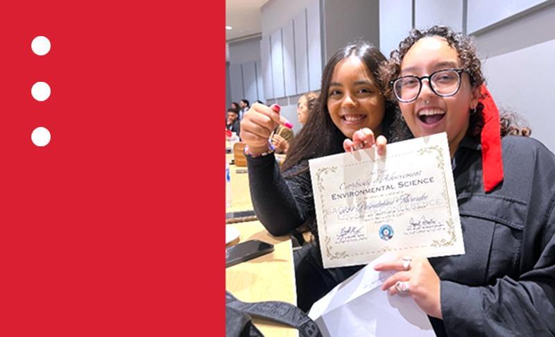 Estudiantes con certificado