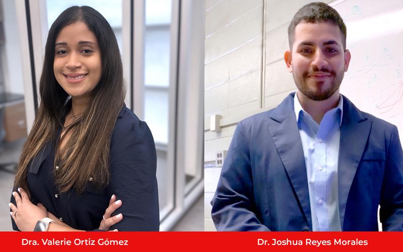 Profesores Dra. Valerie Ortiz Gómez y Dr. Joshua Reyes Morales
