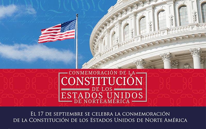 Conmemoración constitución Estados Unidos