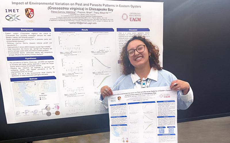 Valentina Pérez García, estudiante del Programa de Biología del Recinto de Gurabo