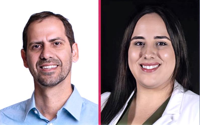 El doctor Fernando Janer Sánchez y la doctora Clara Santiago Rosado