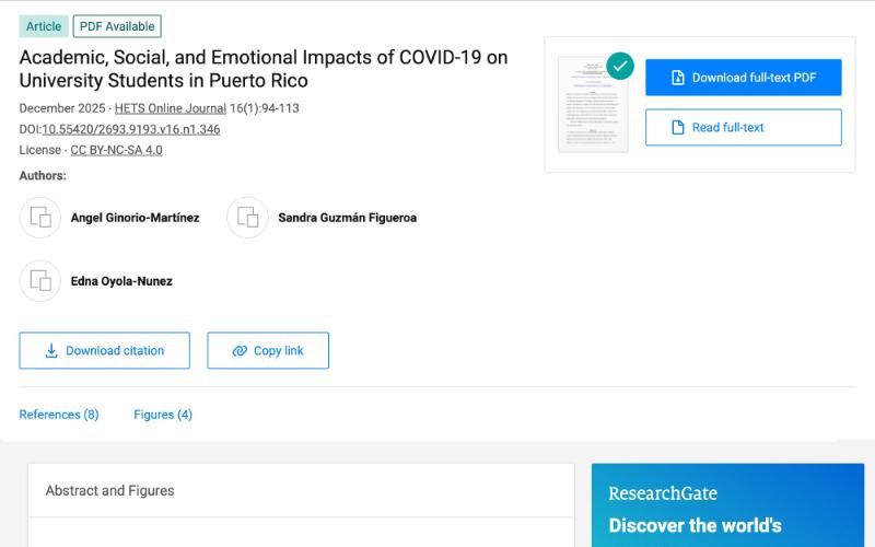 estudio sobre COVID-19