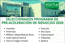 Imagen con los nombres de los start ups seleccionados